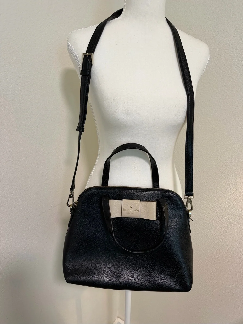 kate spade structured black